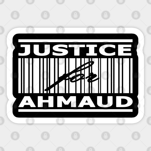 Justice for ahmaud - maud arbery support Sticker by BaronBoutiquesStore